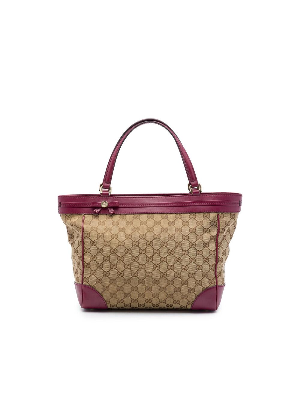 Gucci Gg Canvas Mayfair Tote Pre-Loved #358917G49B